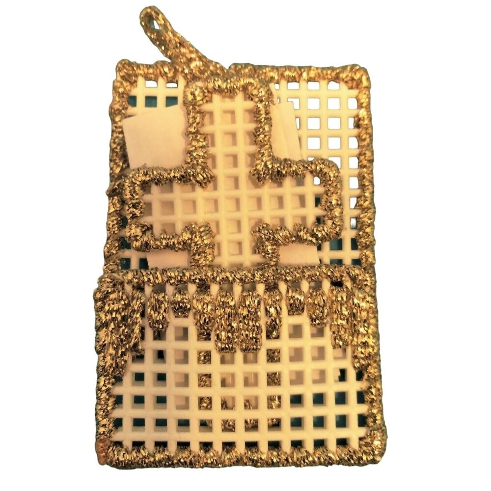 The Cross in My Pocket Poem Plastic Glitter Pouch Ornament Easter